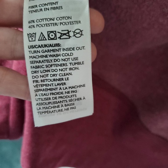 Eddie Bauer Camp Fleece Cardigan 2X Burgundy Soft Open Cozy Layering Casual Long - Picture 12 of 15